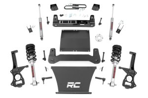 GMC Sierra 1500 Suspension Lift Kit - Front + Rear - Rough Country - 6 Inch, Mono Leaf Rear, N3 Struts - 2025+ GMC Sierra 1500 Suspension Lift Kit - Front + Rear - Rough Country - 6 Inch, Mono Leaf Rear, N3 Struts - 2025+